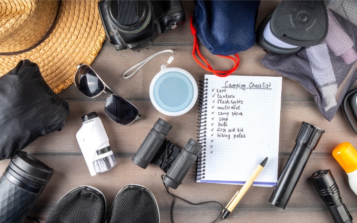 Camping packing list